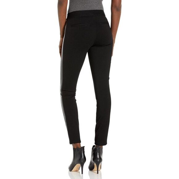 Paige Pants Womens Size 26 Black Transcend Knit Karlee Mid Rise Skinny Ankle - Picture 2 of 15